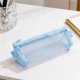 thumbnail image 1 of Estuche de malla transparente para lápices | Bolsa para lápices para exámenes escolares | Organizador de papelería de gran capacidad para la escuela, 1 of 7