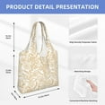 thumbnail image 3 of Vsdgher Plant Print canvas Tote Bag, Lightweight Cloth Bags, Suitable for shopping, groceries, travel, 3 of 4