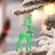 thumbnail image 4 of Christmas Flocking Wreath Cute Scene Solar Decorative Pendant, 4 of 6