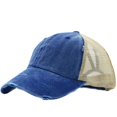 thumbnail image 2 of Breathable Mesh Baseball Cap For Men Korean Fashion Wash Cotton Cap Sunscreen Hat Beach, 2 of 6