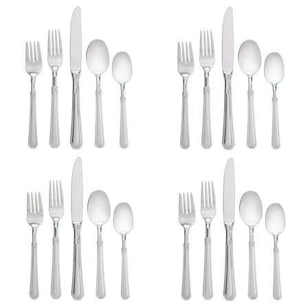 Pfaltzgraff Providence (Glossy) 18/10 Stainless 20pc. Flatware Set