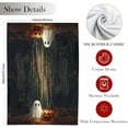 thumbnail image 5 of 2PCS Halloween Ghost Kitchen Towels, Cute Ghost Halloween Dish Tea Towels for Kitchen, Dark Academia Decor Hand Towel for Bathroom Washroom, 16x24 Inch, 5 of 5
