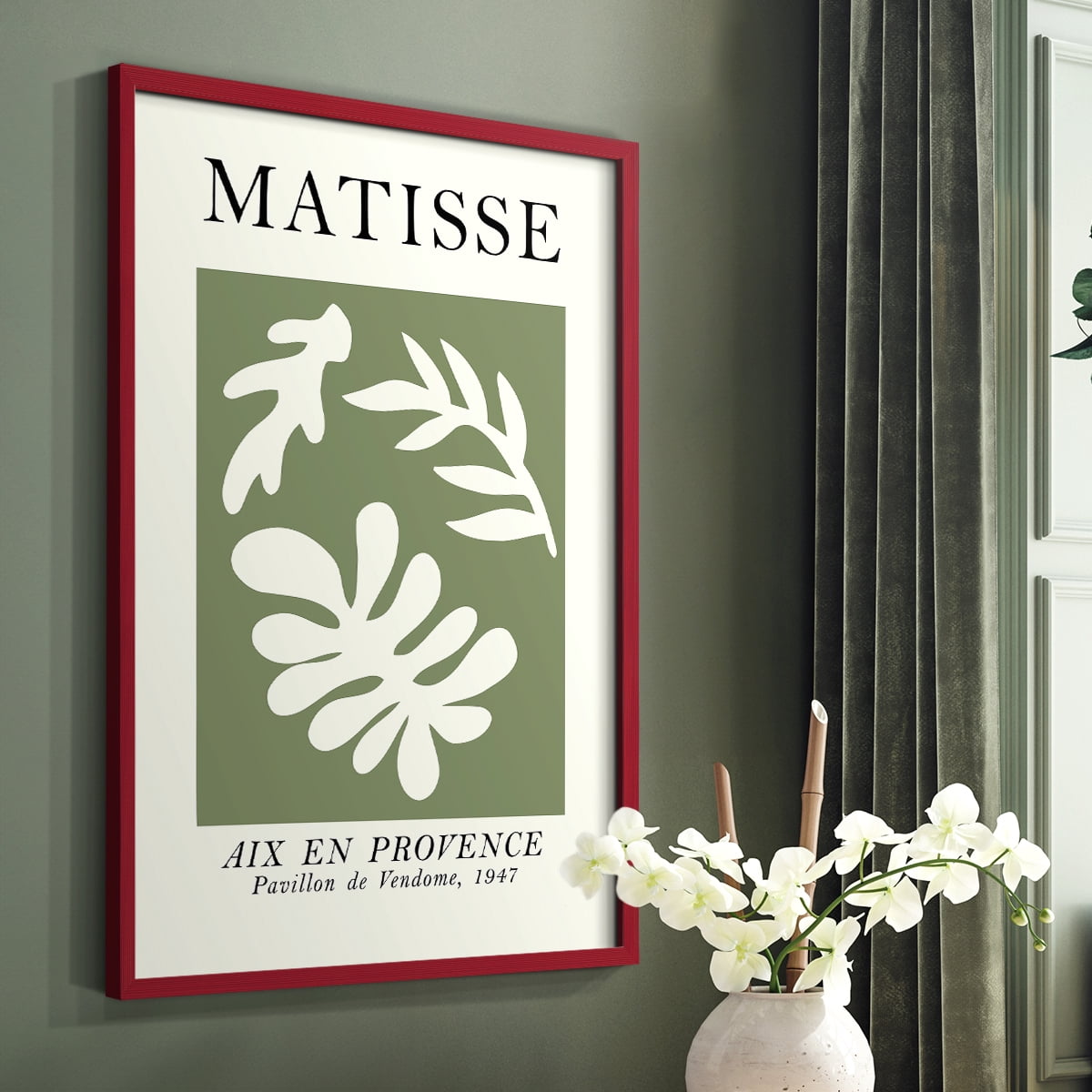 Matisse CCLXXIX in Solid Wood 8 x 10 Framed Print