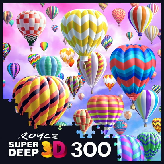 Cra-Z-Art Royce Super Deep 3D 300-Piece Balloon Magic Adult Jigsaw Puzzle