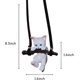 thumbnail image 4 of Lindo colgante de rama de gato para coche, espejo retrovisor interior, dijes de gatito, adornos para el hogar, 4 of 5