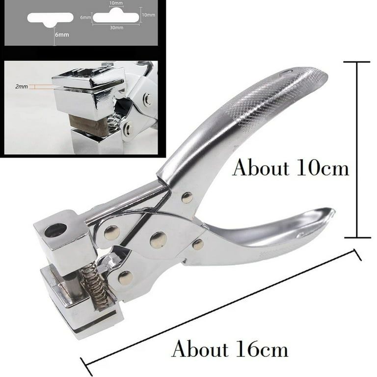 What is the plastic cutter tool? It looks sort of like hole punch but a tab  shape and cuts a curved line and that's all. On paper it also does a  terrible