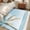 Blue, variant on Blue Coastal Area Rug 3x5 FT, Non Slip Entryway Bedside Carpet, Summer Palm Trees Vacation Watercolor Washable Soft Floor Carpet Indoor Mat Non-Shedding Throw Rugs for Dorm Kitchen Home Office