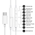 thumbnail image 2 of Auriculares USB C BENEWY para iPhone 15 Pro Max 15 Plus iPad Pro, 2 of 9