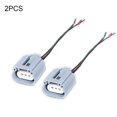 thumbnail image 1 of 1 Pair H13 High Temperature Ceramic Plug Connector H13 Female Headlight Plug Connector Female Pre-wired Socket Harness, 1 of 5