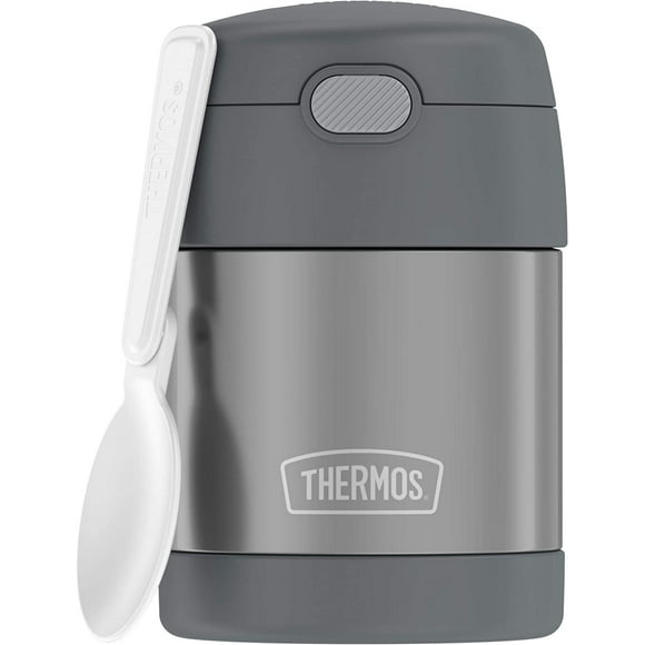 Termo de Comida para Niños de Acero Inoxidable THERMOS FUNTAINER de 296 ml, Gris