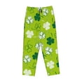 thumbnail image 4 of Balery St Patrick's Day7 print Women's Pajama Pants,Ultra Lightweight Pjs,Lounge Pant-, 4 of 9