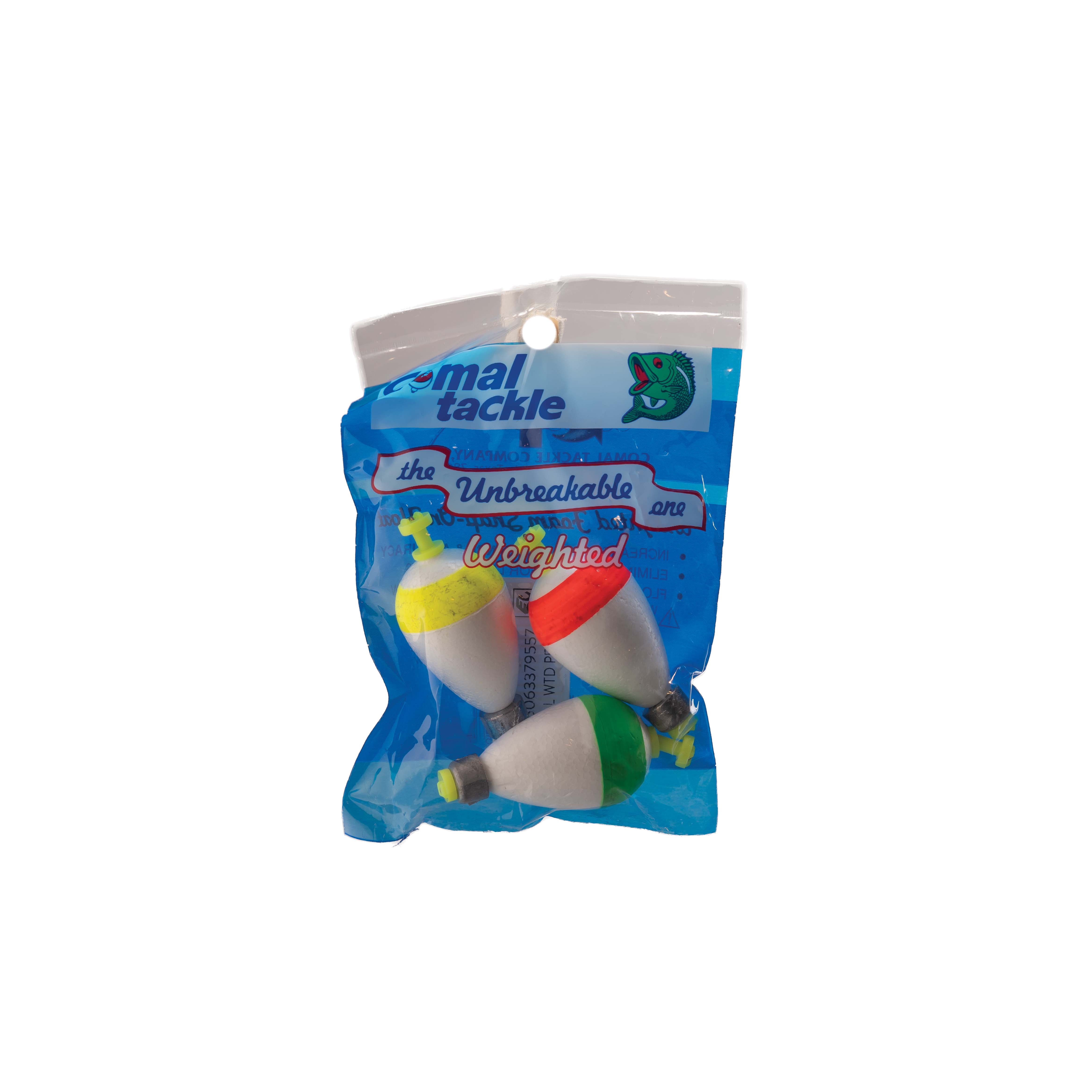 Comal 1.75" Weighted Pear Snap-On Float, 3pk