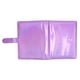 thumbnail image 3 of Funda para carpeta A5 de piel sintética con láser, impermeable, duradera, portátil, con 6 anillas, para el hogar, la escuela y la oficina, color morado, 3 of 5