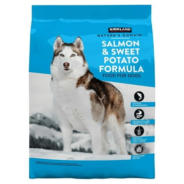 Kirkland Signature Nature’s Domain Salmon Meal & Sweet Potato Dog Food 35 lb.