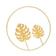 thumbnail image 3 of 5 Adornos de Pared Dorada para Decoración para hogar. Soledad Decoraciones de pared colgantes de hierro, 3 of 6