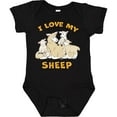 thumbnail image 3 of Inktastic I Love My Sheep with Cute Sheep Family Boys or Girls Baby Bodysuit, 3 of 5