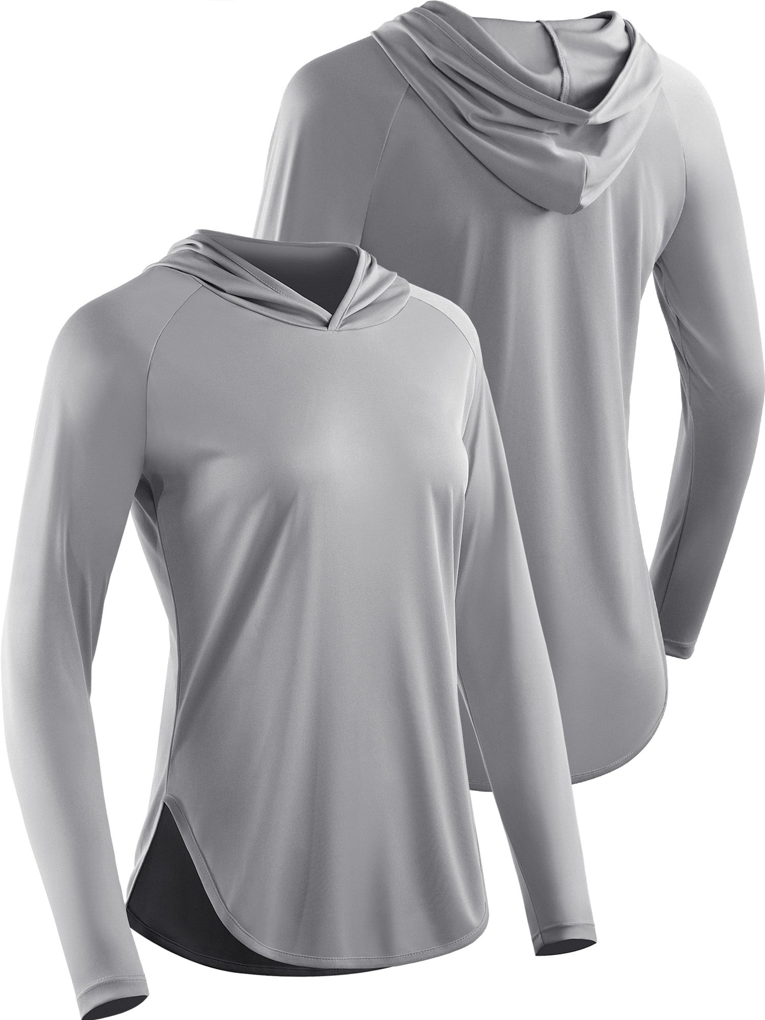 Cadmus Women's 3 Pack Workout Long Sleeve shirts UPF 50+ Sun Protection Dry Fit Running Shirts with Hoods