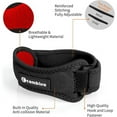 thumbnail image 3 of CAMBIVO 2 x Patella Knee Strap, Adjustable Knee Brace Tendon Support Band for Running, Jumpers Knee, 3 of 8