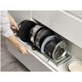 thumbnail image 4 of Expandable Organizer for Kitchen Equipment, Plastic, Gray, 4 of 5