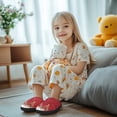 thumbnail image 5 of FUIALDOLG Cute Kids Christmas Tree Slippers for Girls Soft Non Slip Warm House Slippers for Little kids Indoor Outdoor, 5 of 7