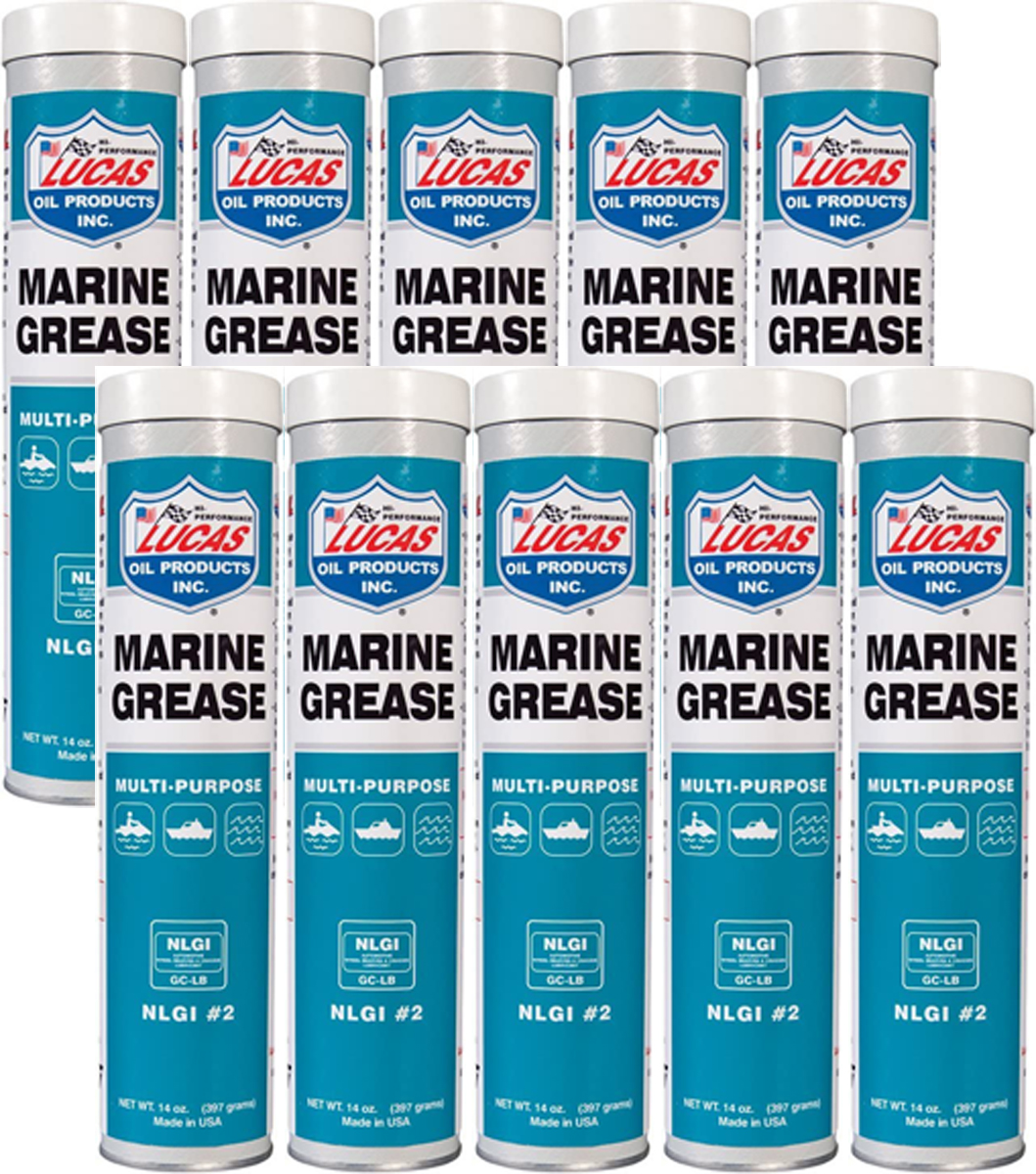 Lucas Oil MultiPurpose Marine Grease (14 Oz) 10 Pack