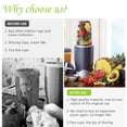 thumbnail image 3 of Vasos de repuesto de 900 mL para Nutribullet Pro series 900 W/600 W, 3 of 7