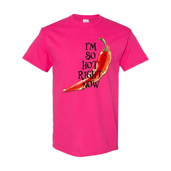 Inktastic I'm So Hot Right Now Chili Pepper on Fire T-Shirt