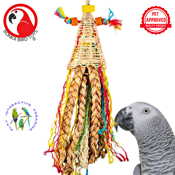 Bonka Bird Toys 2235 Vine Cone Platt
