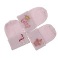 thumbnail image 5 of Okbabeha Newborn Hospital Hat Infant Baby Hat Cap with Embroidery Soft Cute Knot Nursery Beanie Hats 0-6 Months, 5 of 7