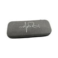 thumbnail image 2 of GUOOL Stethoscope Carrying Case Accessories Travel Case EVA Container with Inner Mesh Gray, 2 of 9