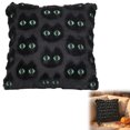 thumbnail image 3 of Halloween Pillow Covers 18x18 inch Throw Pillow Cases Soft Plush Faux Fur Wool Couch Cushion Case for Chair Sofa Bedroom Living Room Home Decor, 3 of 6