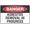 Warning Sign 6, variant on Danger Asbestos Removal In Progress Safety Sign - 8"x12" Metal Tin Wall Decor for Garage Man Cave