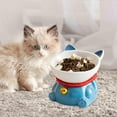 thumbnail image 1 of Lucky Cat Soporte para Cuenco para refrigerios, Cuenco para refrigerios, Platos para refrigerios, Cuenco de Postre Multiusos, frutero para postres de Azul, 1 of 8