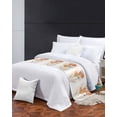 thumbnail image 3 of Xipuska Boho Floral Bed Runners for Cal King Size Bed, Decorative Bed Throws for Foot of Bed, Abstract Contemporary Minimalist Clean-lined Bed Runner Sofa Throw Bedding Scarf Slipcover for Bedroom, 3 of 6