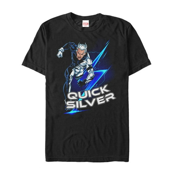 Men's Marvel X-Men Quicksilver Graphic Tee Black X Large