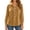 Gold, variant on Women's Velour Button Down Shackets Fall Long Sleeve Lapel Collar Vintage Soft Casual Loose Shirt Jackets S-3XL