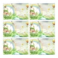 thumbnail image 2 of MKHERT A Magical Landscape with River and Houses Placemats Table Mats for Dining Room Kitchen Table Decoration 12x18 inch,Set of 6, 2 of 4