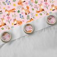 thumbnail image 4 of Feelyou Fox Animal Black Out Curtains, Rustic Flower Curtains Pack of 2 (42x63 Each), 4 of 6