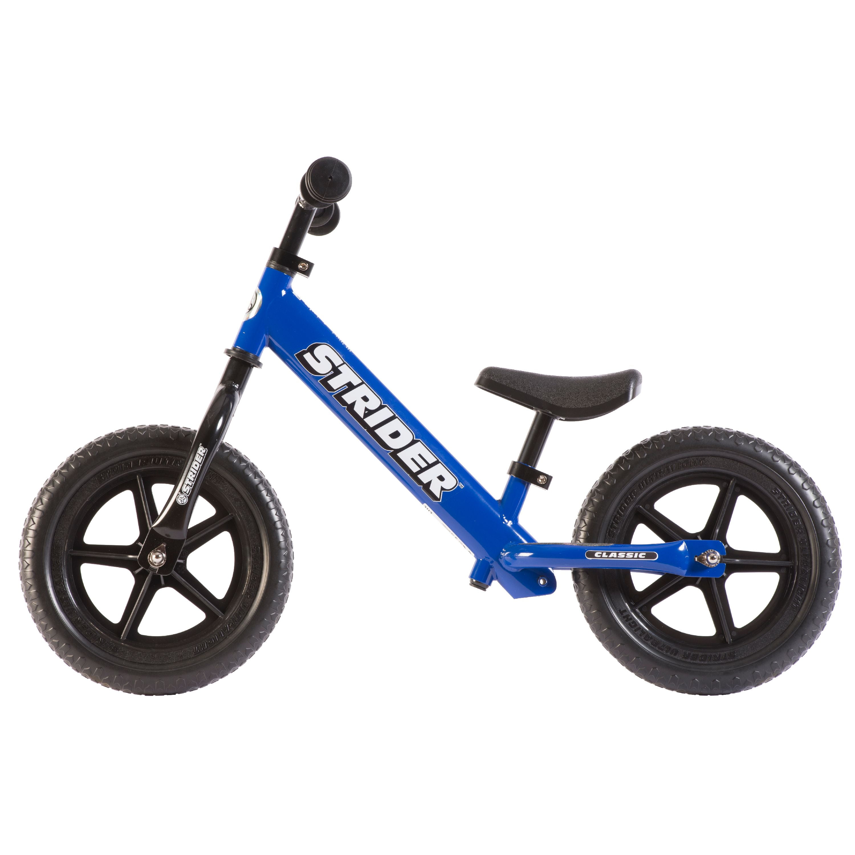 Strider Blue B Ages 18 Months to 3 Years 12 Classic No-Pedal Balance Bike 