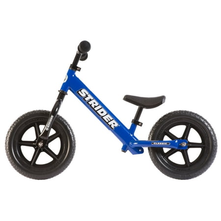Strider 12 Classic Entry Balance Bike for Toddler Kids 18 - 36 Months Old, Blue