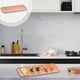 thumbnail image 3 of Juego de bandejas de sushi premium, bandeja rectangular grande de plástico con secciones divididas para aperitivos y entretenimiento, ideal para catering y reuniones en casa. Aestivo | Rosa, 3 of 7