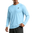 thumbnail image 6 of GrmtClth Men's Classic Crew Neck Raglan Printed Pullover Shirt, Long Raglan Sleeve Relaxed Fit Casual Street Fishing Layering Tees Light Blue 4XL, 6 of 7