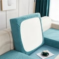 thumbnail image 3 of Cushion Sofa Seat Cover Tightly Wrapped Protection Plush Fiber Living Room Clearance blue, 3 of 4