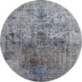 thumbnail image 2 of Addison Rugs Mayfield Premium Machine Washable Traditional Global Blue Round Rug, 8' x 8', 2 of 5