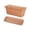 Brown, variant on Rectangle Planter Box Flower Pots Window Box Planter Outdoor Garden Decor Plant Pots, Plastic Planting Trough, Patio Deck Railing Herbs Flowerbed Growing Organizer，Brown