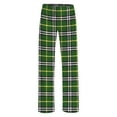 thumbnail image 3 of Gelikeya Kids Christmas Pajama Pants for Boys Casual Loose Pajamas Elastic Waist Sleepwear Nightwear 3-14Y (A01 Green & 3-4 Years), 3 of 5