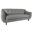 thumbnail image 2 of Sofá Madrid Lino Gris Salas Modernas Minimalistas Lounge Sillones Retro Dimobeler Madrid, 2 of 2
