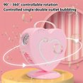 thumbnail image 2 of Machine à Bulles en Forme de Cœur Télécommandée pour Mariages et Fêtes en Extérieur - Rechargeable et Automatique ES-73 en Rose, 2 of 6