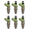 thumbnail image 1 of 6 inyectores de combustible para CRESSIDA 3.0L 1989-1992 23250-70080 23209-70080, 1 of 5