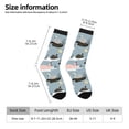 thumbnail image 2 of Honeii Swan Princess On Lake Print Adult Socks,Crew Socks,Casual Calf Socks,Daily Wear Socks for Men & Women, Perfect for Sports, Casual and Everyday Use, 2 of 6